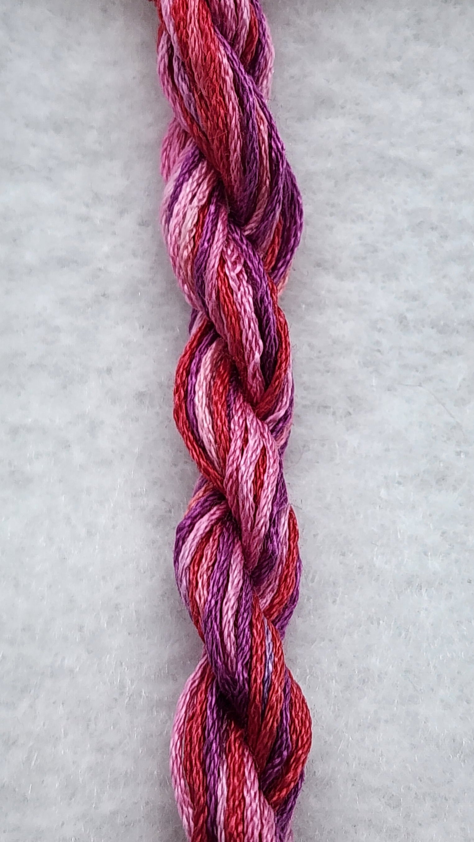 Fuchsia Hand Dyed Silk