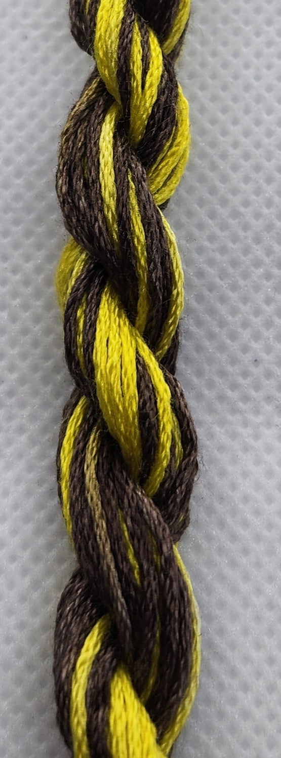 Bumblebee Hand Dyed Silk