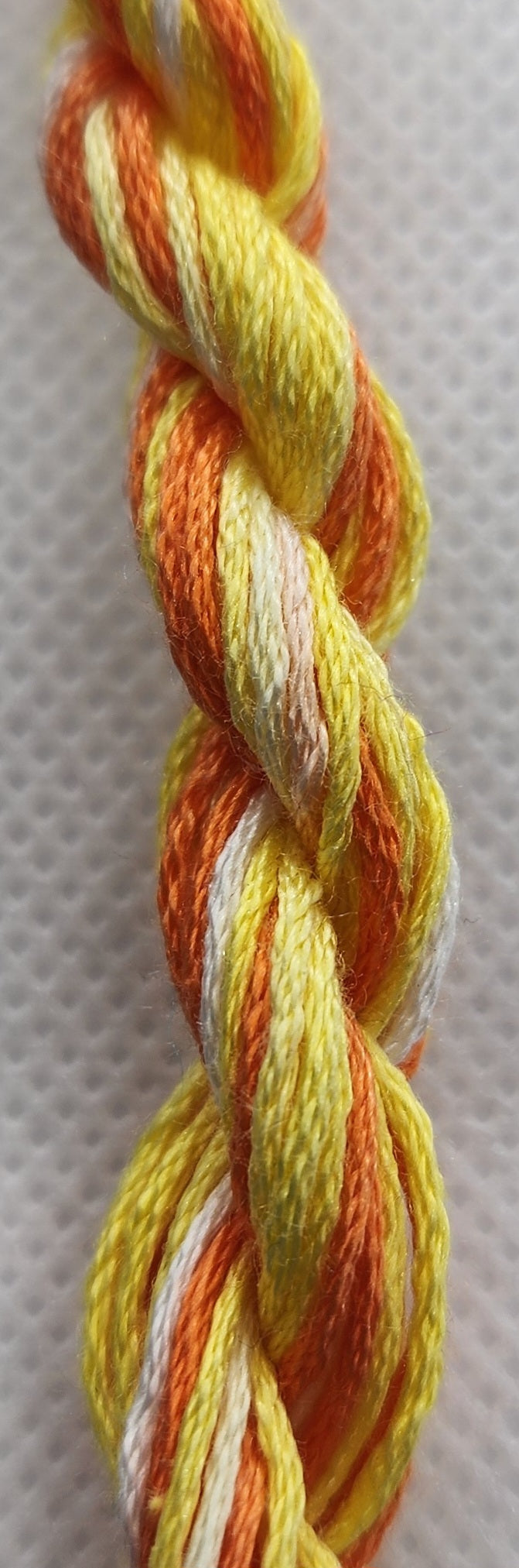 Candy Corn Hand Dyed Silk