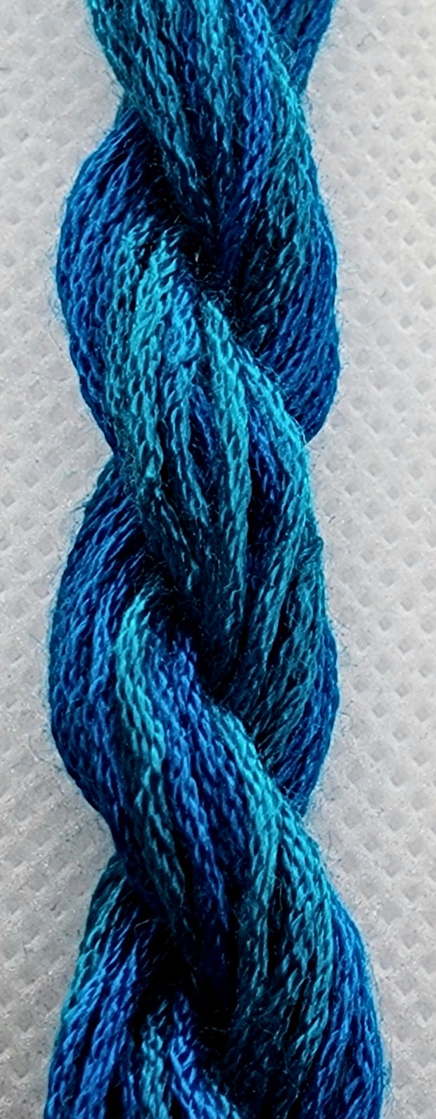 Deep Blue Hand Dyed Silk