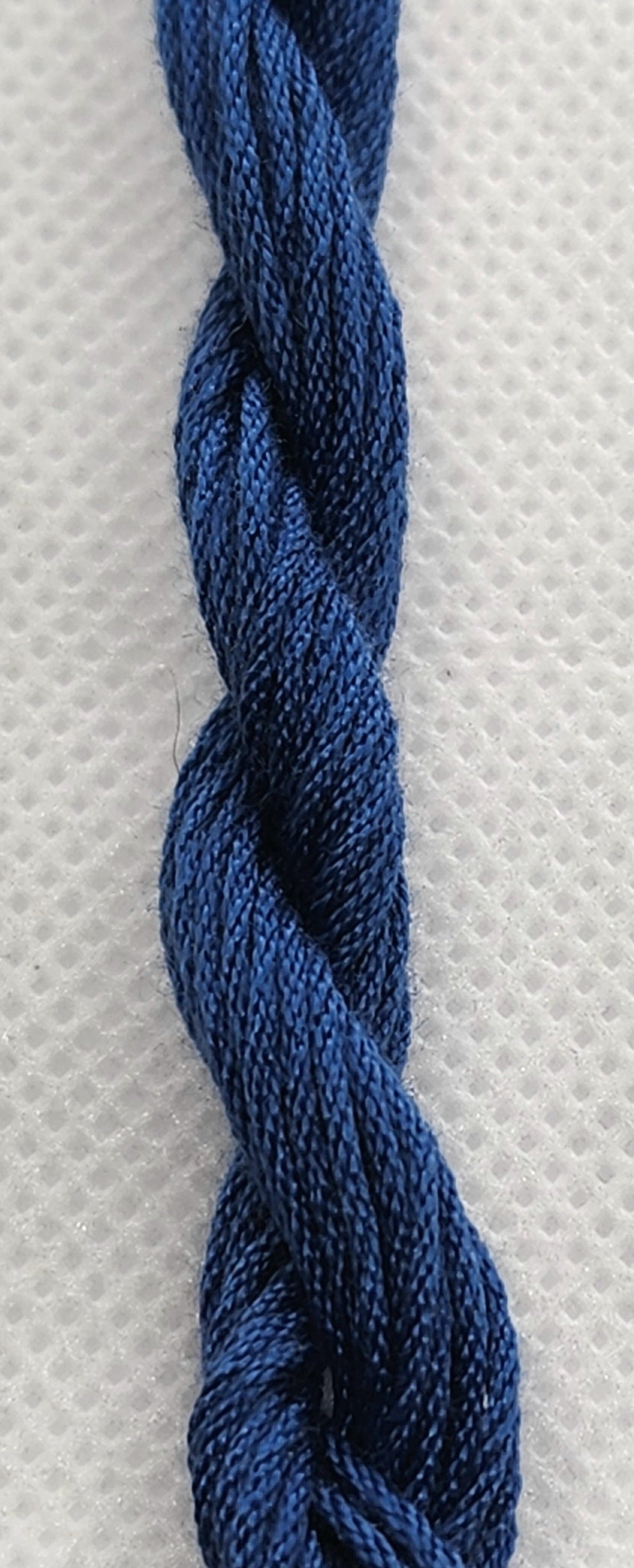 Indigo Milk Cap Hand Dyed Silk