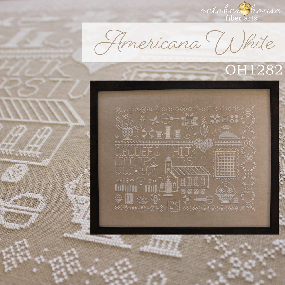 Preorder - Americana White by October House Fiber Arts