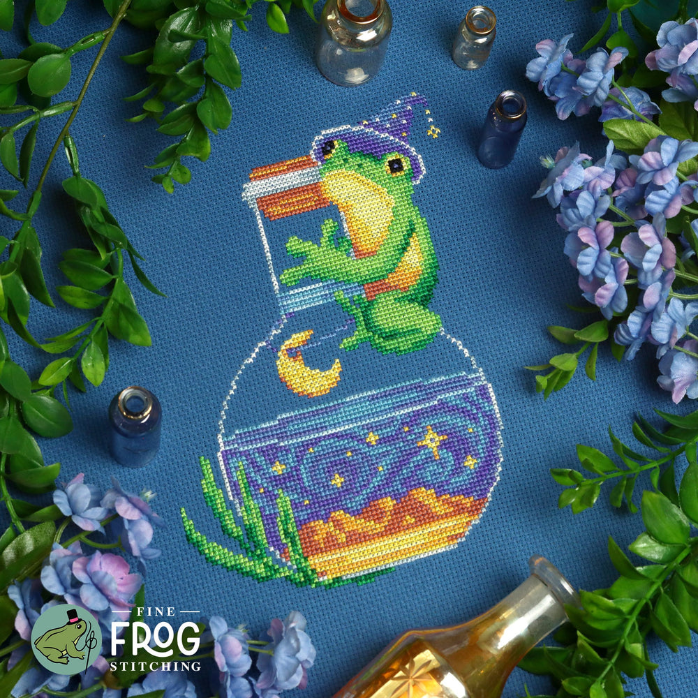 Preorder - Amphibian Alchemist by Fine Frog Stitching