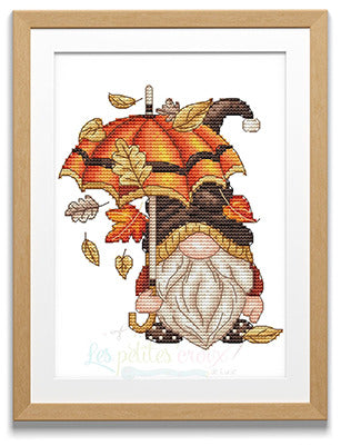 Gnome Fisherman - Cross Stitch Pattern