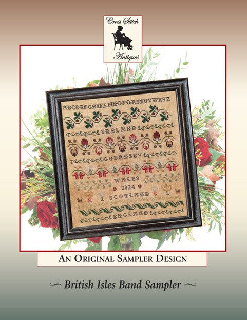 Preorder - British Isles Band Sampler by Cross Stitch Antiques