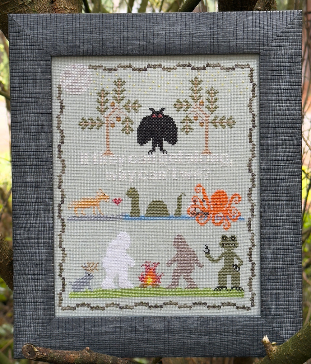 Preorder - CRYPTIDS SAMPLER by SamBrie Stitches