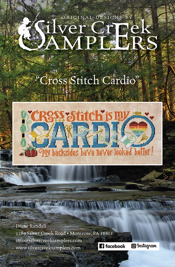 Preorder - Cross Stitch Cardio by Silver Creek Samplers