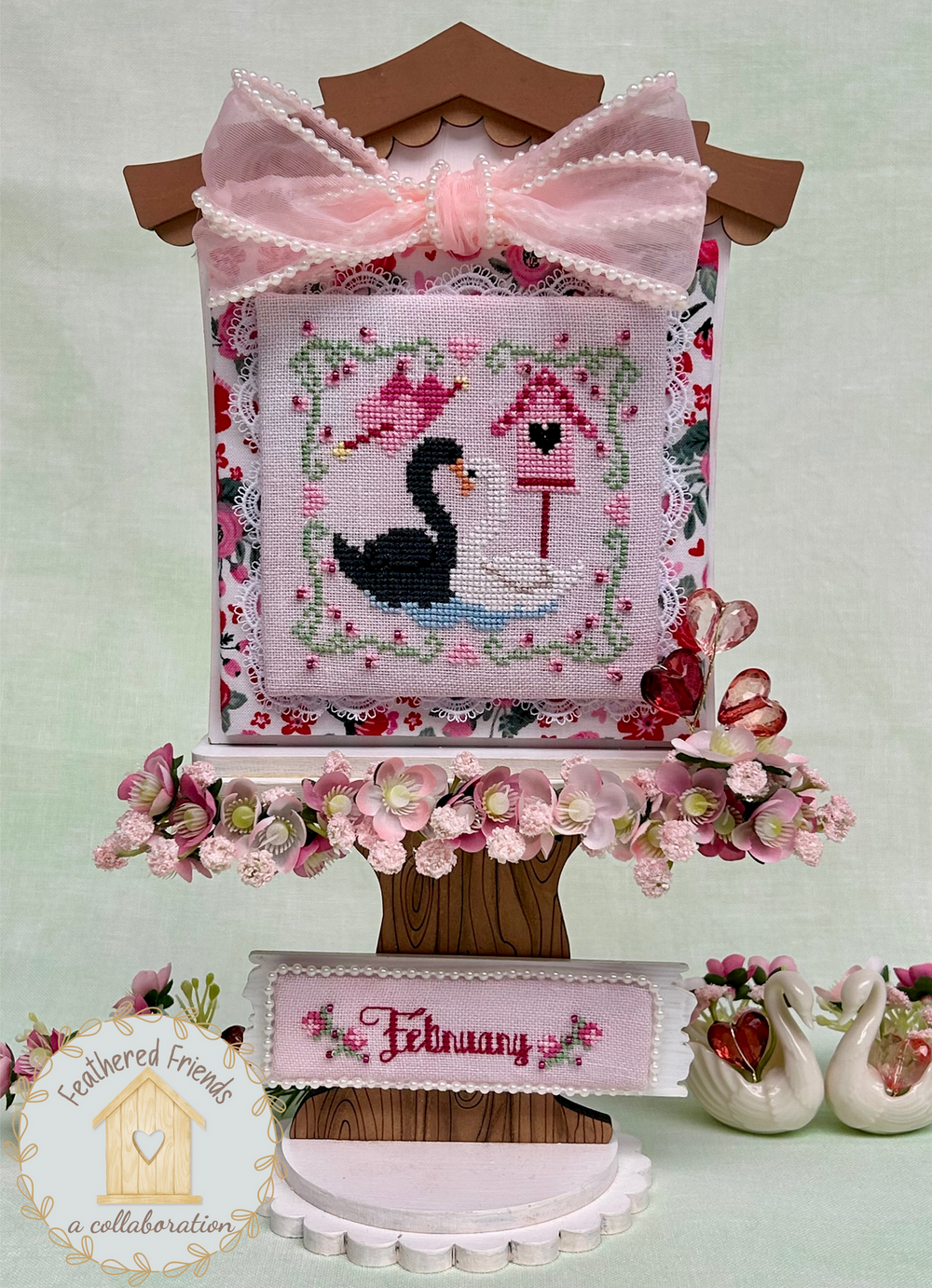 Preorder - Feathered Friends: February by The Stitchin Kitten