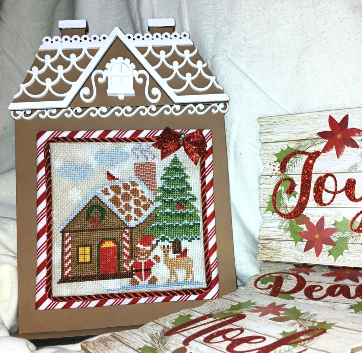 Preorder - Gingerbread House by Sister Lou Stitches