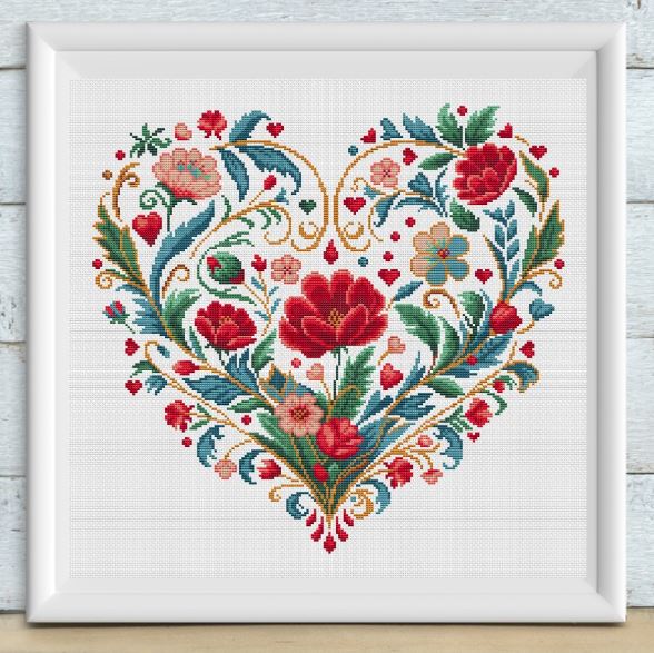 Preorder - Heart Bloom by Artmishka Cross Stitch Nashville Exclusive