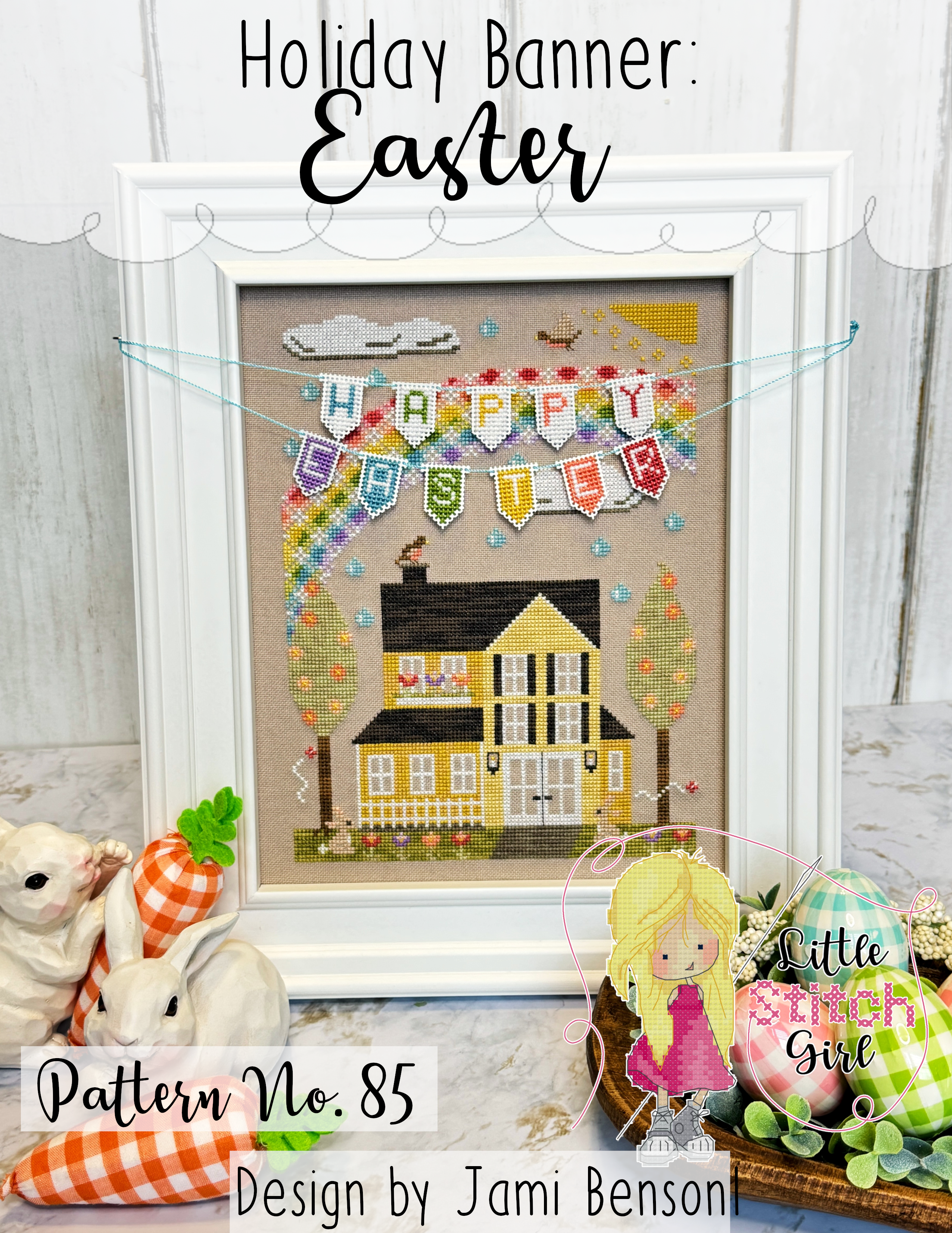 Preorder - Holiday Banner: Easter by Little Stitch Girl