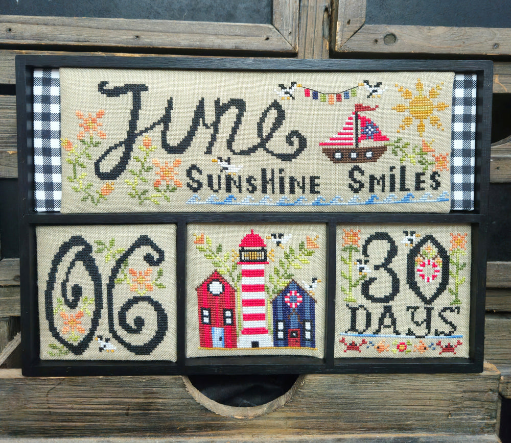 Preorder - June Sunshine Smiles by Quaint Rose NeedleArts