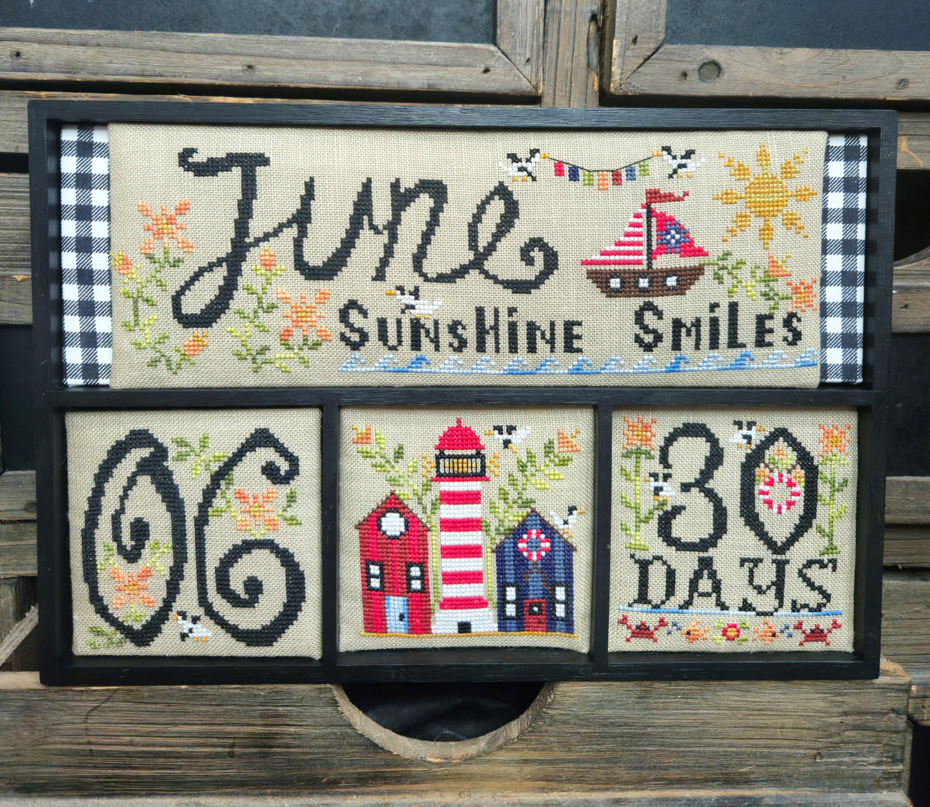 Preorder - June Sunshine Smiles by Quaint Rose NeedleArts