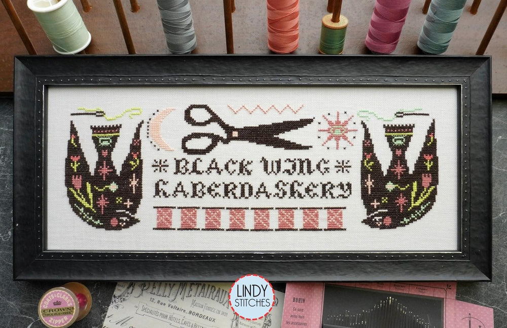 Preorder - Black Wing Haberdashery by Lindy Stitches