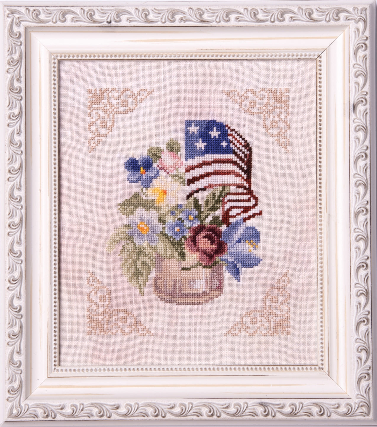 Preorder - Patriotic Bouquet by Samplers and Primitives