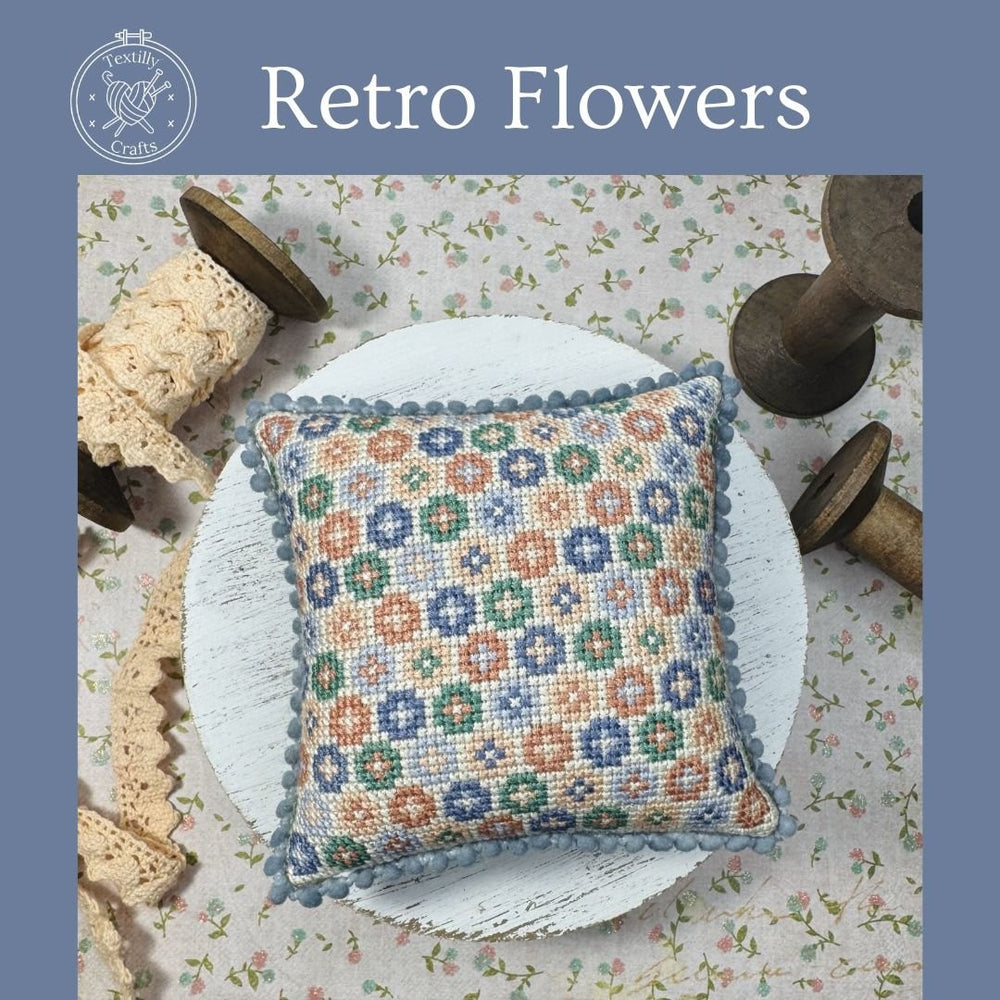 Preorder - Retro Flowers by Textilly Crafts