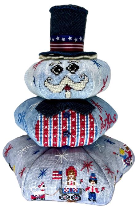 Preorder - Stars and Stripes Stacker by Praiseworthy Stitches