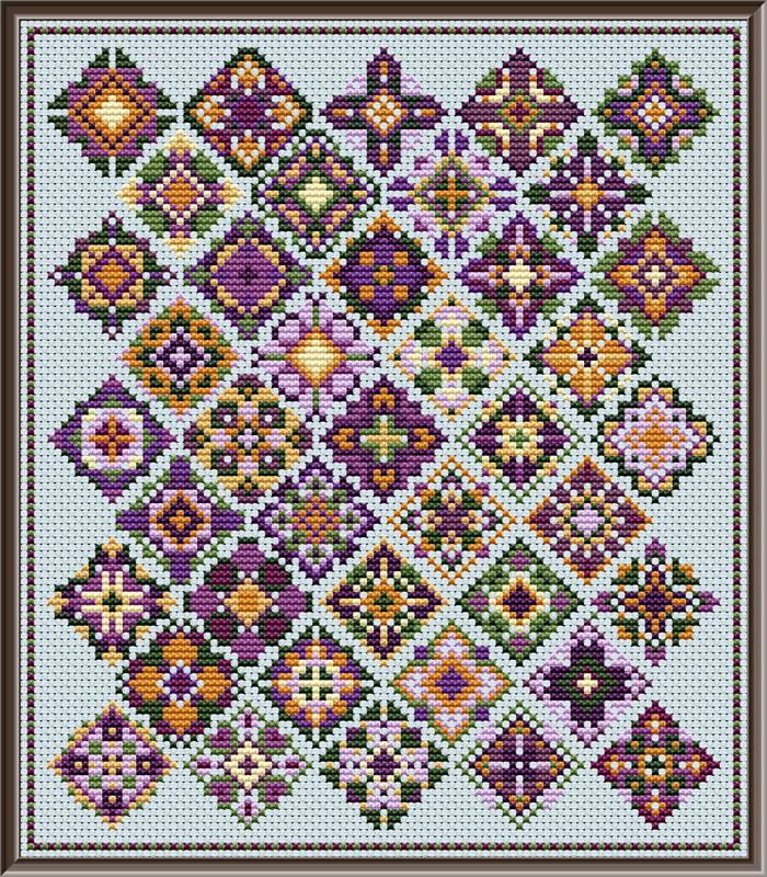 Violets for Vera by Carolyn Manning Designs