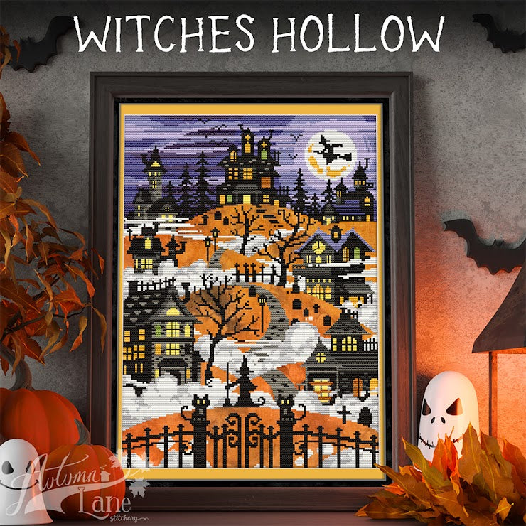 Preorder - Witches Hollow by Autumn Lane Stitchery