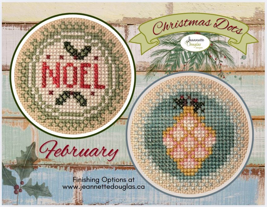 Preorder - Christmas Dot Series - February by Jeannette Douglas Designs