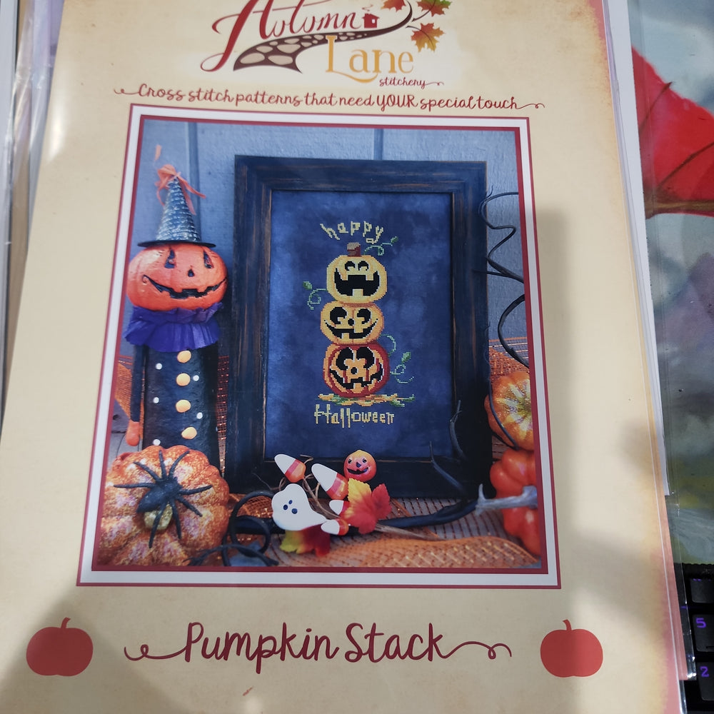 Pumpkin Stack by Autumn Lane Stitchery