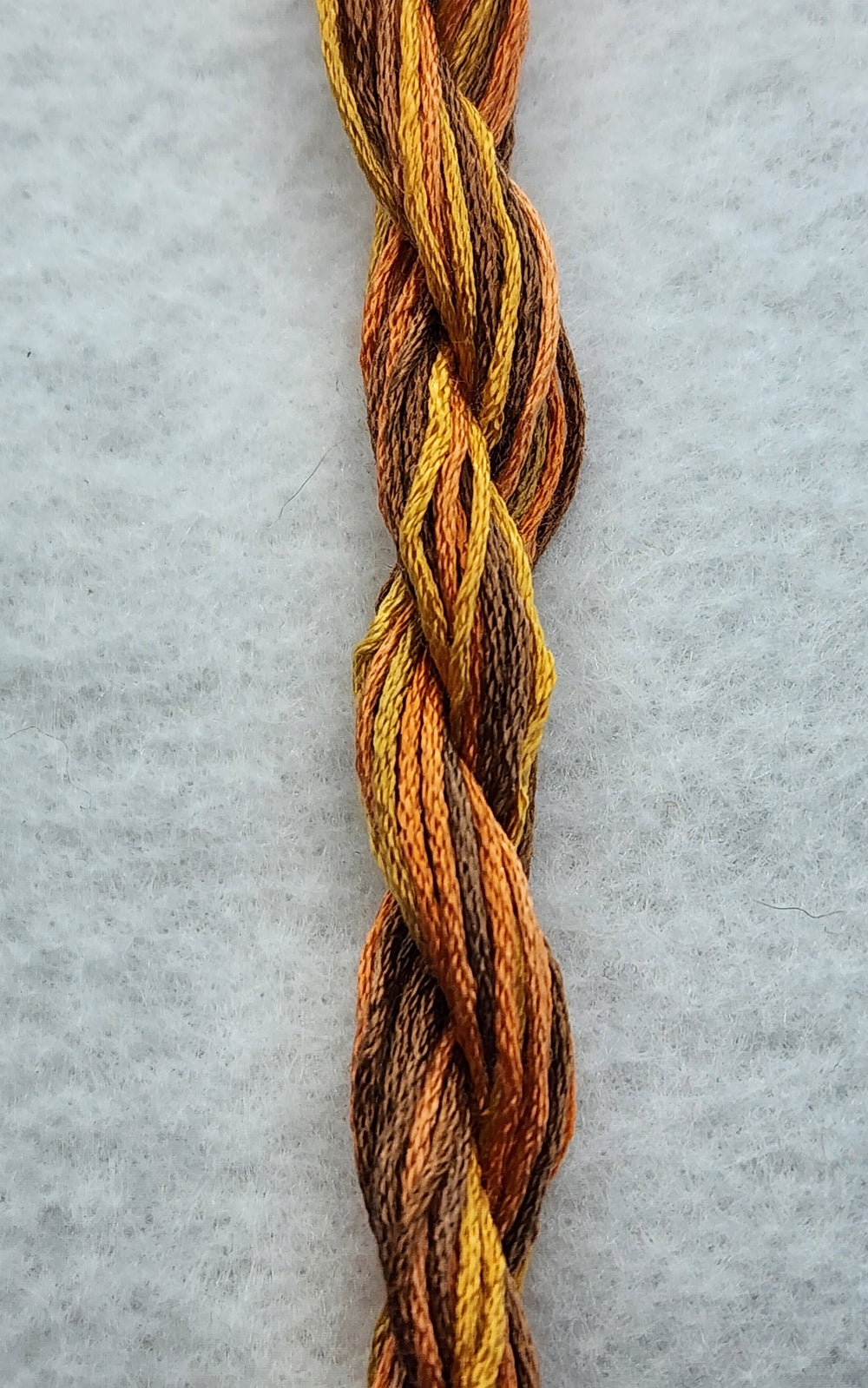 Pumpkin Patch Hand Dyed Silk