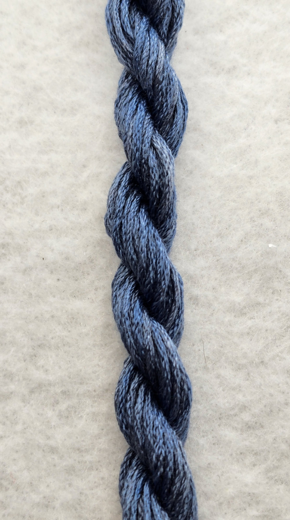 Blue Slate Hand Dyed Silk