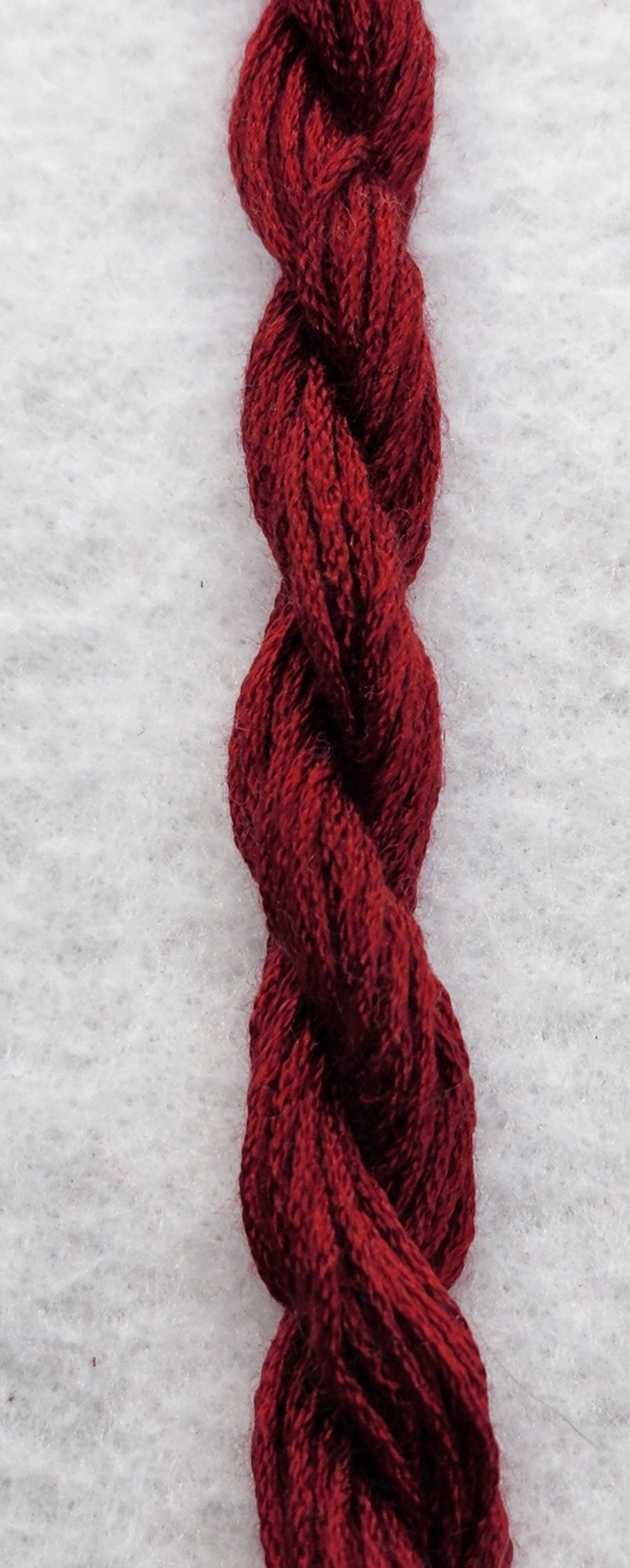 Crimson Hand Dyed Silk