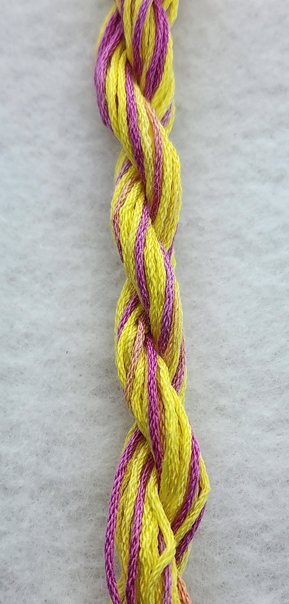 Raspberry Lemonade Hand Dyed Silk