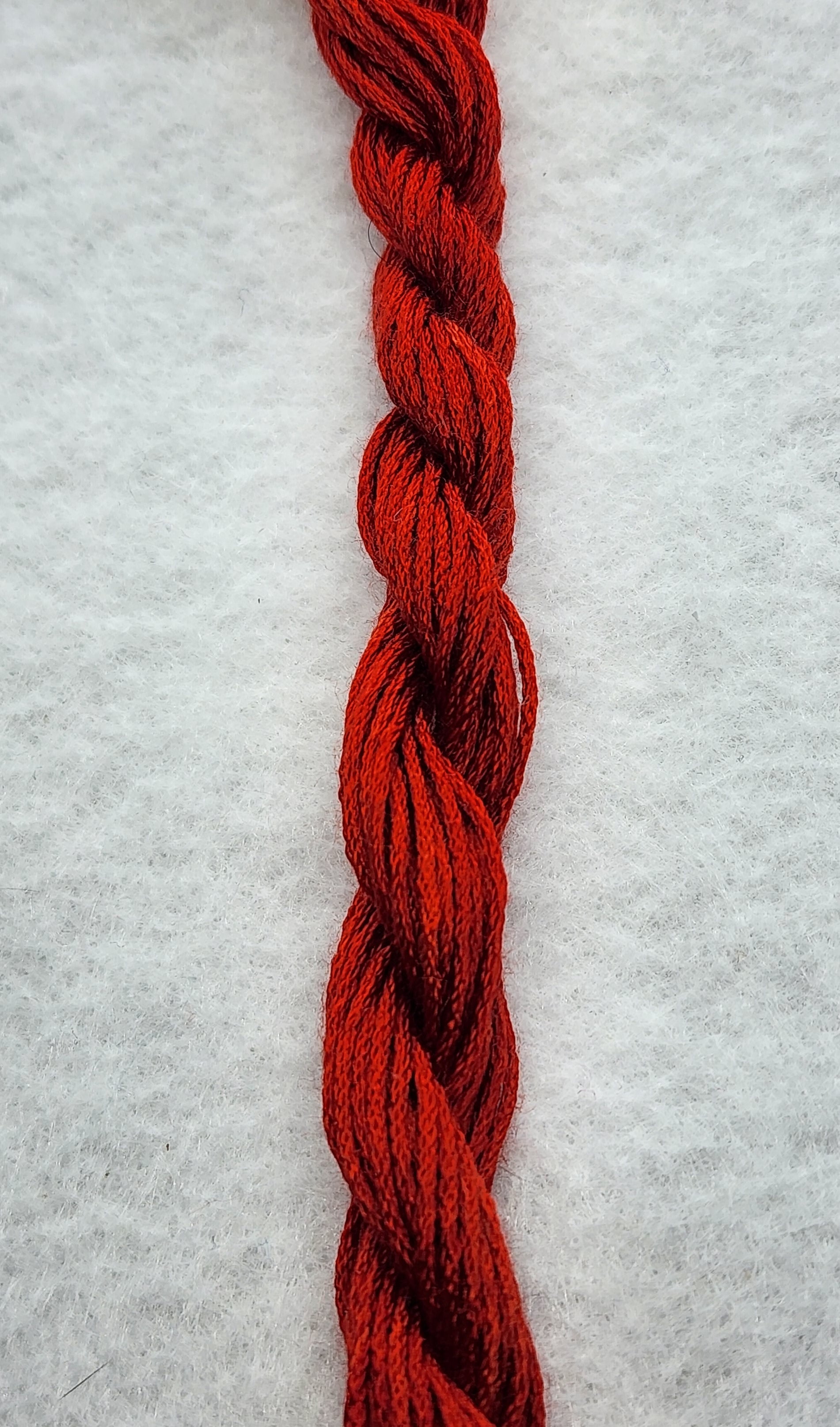 Red Barn Hand Dyed Silk