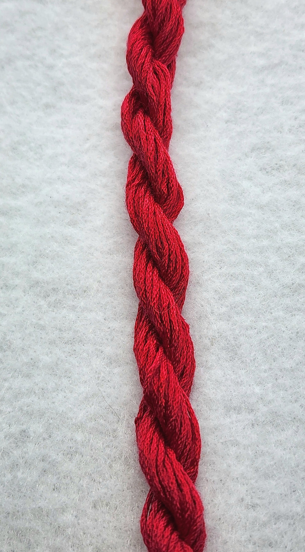 Scarlet Hand Dyed Silk