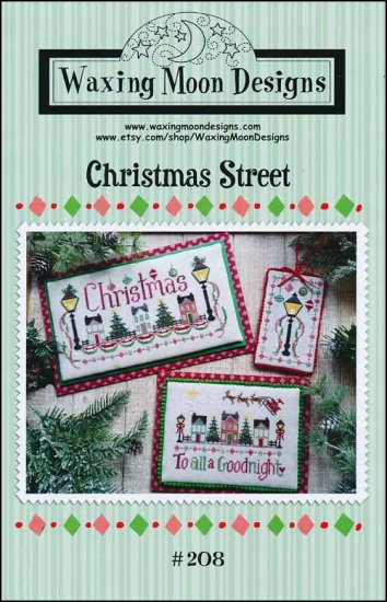 Christmas Street by Waxing Moon Designs