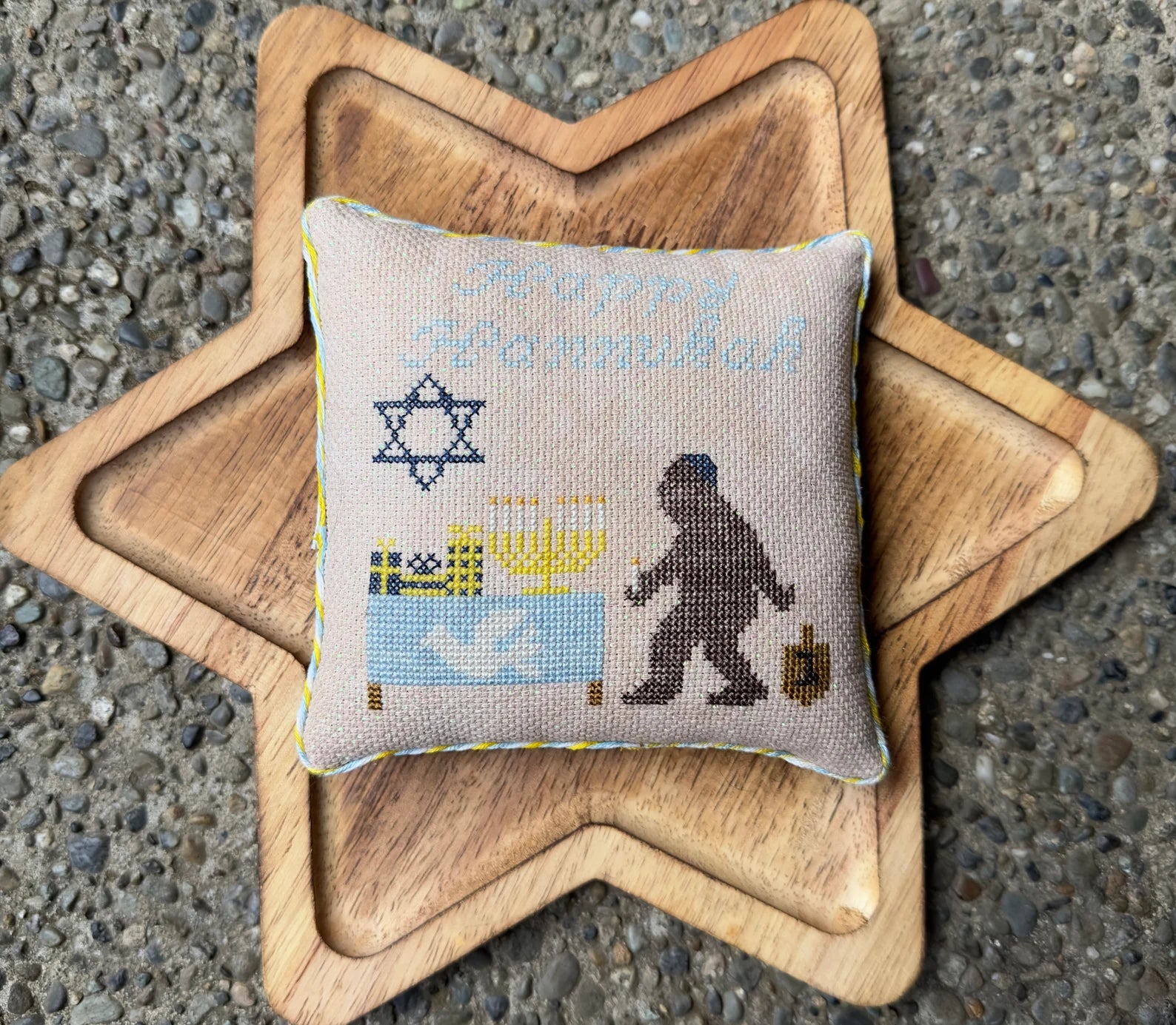 Happy Hannukah by Sambrie Stitches Designs