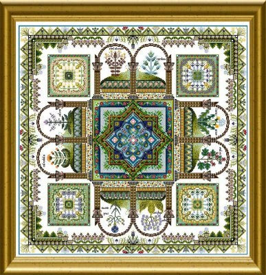 Herbularius- The Medieval Herb Garden Mandala by Chatelaine