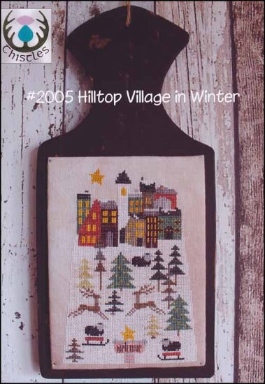 Hilltop Village in Winter by Thistles