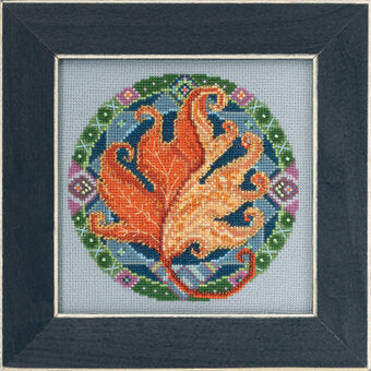 Fall Mandala (2021) - Beaded Cross Stitch Kit  Mill Hill