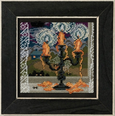 Midnight Glow Beaded Cross Stitch Kit by Mill HIll