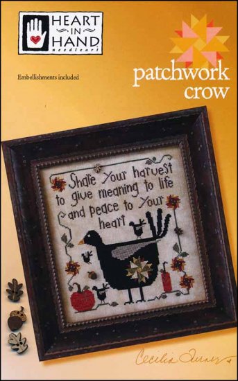 Patchwork Crow by Heart in Hand