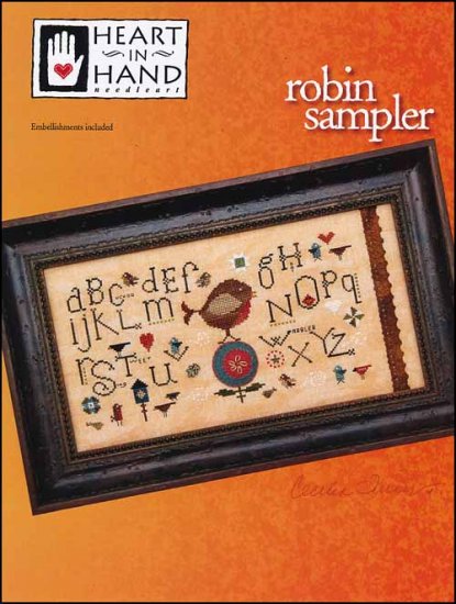 Robin Sampler by Heart in Hand