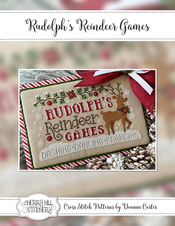 Rudolph's Reindeer Games by Cherry Hill Stitchery