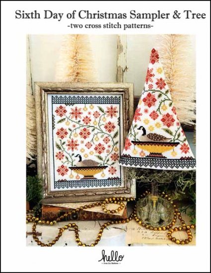 Sixth Day of Christmas Sampler and Tree by Hello from Liz Matthews