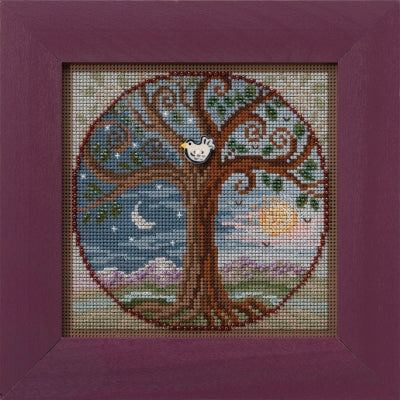 Tree of Life Beaded Cross Stitch Kit by Mill HIll