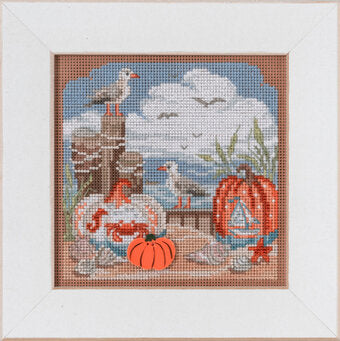 Fall Beach - Beaded Cross Stitch Kit Mill Hill