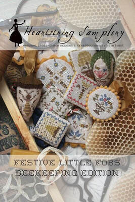 Festive Little Fobs Beekeeping Edition by Heartstring Samplery